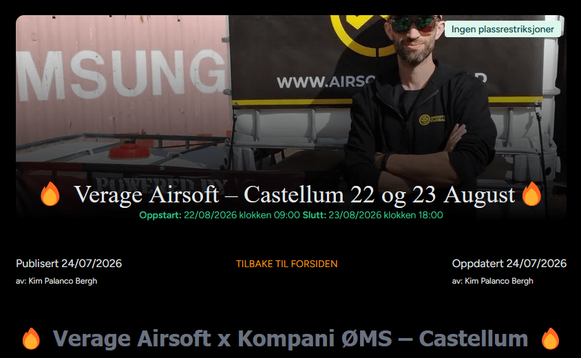 ØMS & A Verage Event - Castellum (Norway)